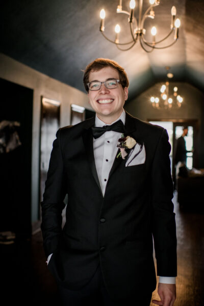 Groom at the Vale Conroe Texas