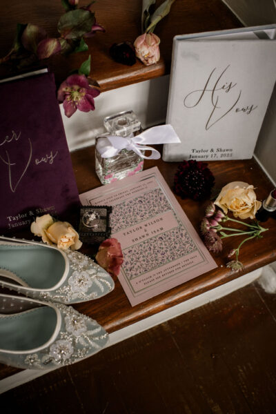 Wedding Details at the Vale venue Houston Texas